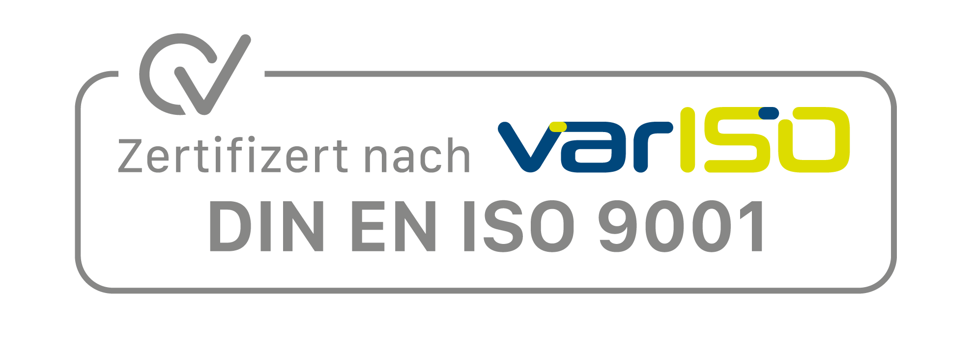 varISO-Siegel DIN EN ISO 9001